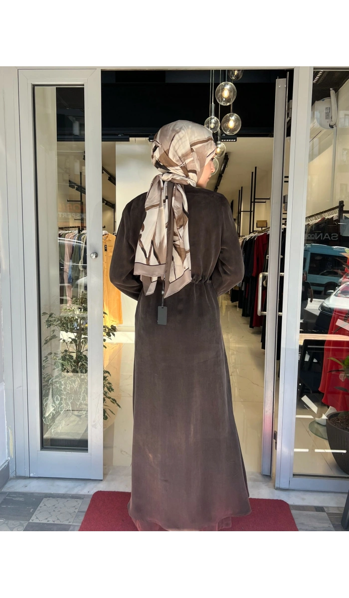 Fermuarlı Beli Büzgülü Cupro Ceket 2268329