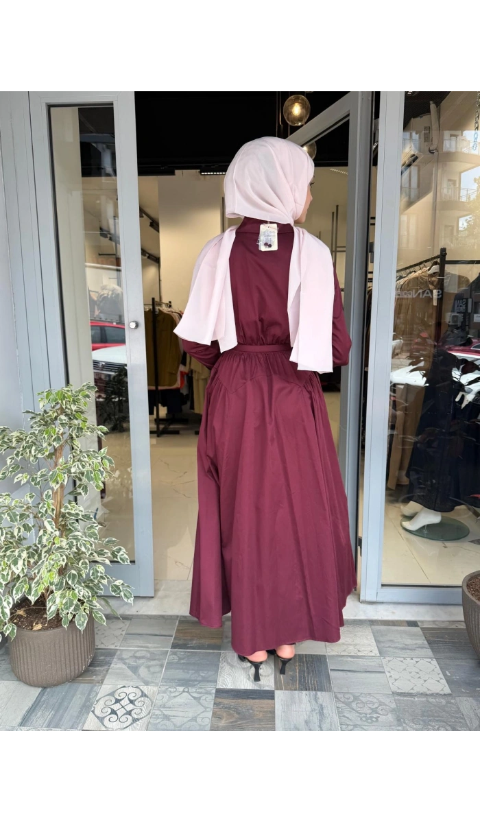 Alba Pamuklu Elbise TD-2202