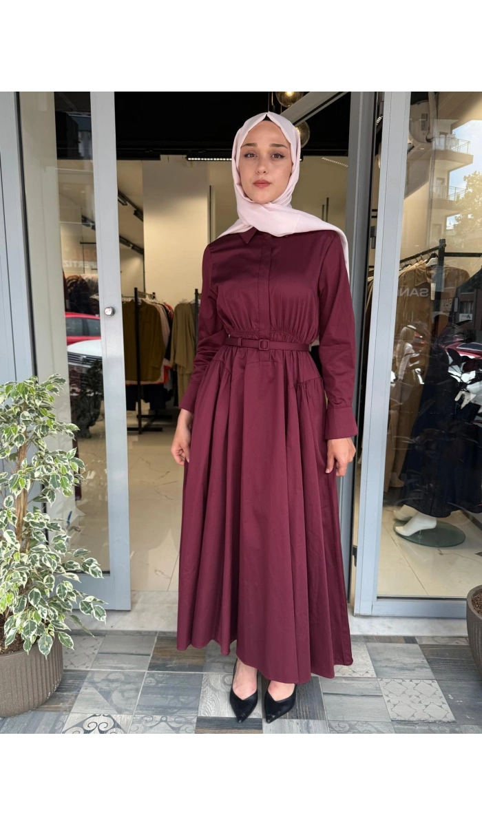 Alba Pamuklu Elbise TD-2202