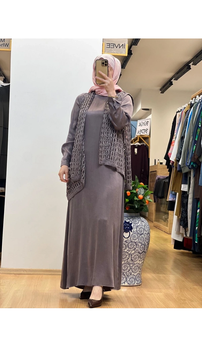 Almarwah Black Elbise 25Y-303834