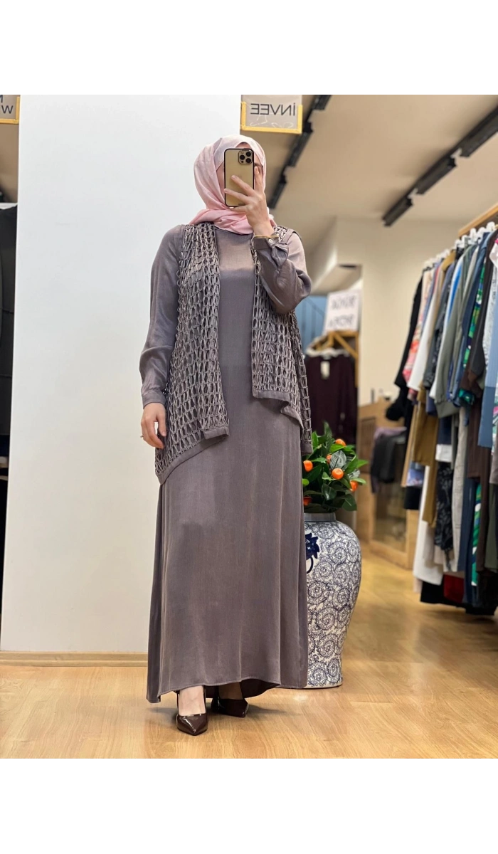 Almarwah Black Elbise 25Y-303834