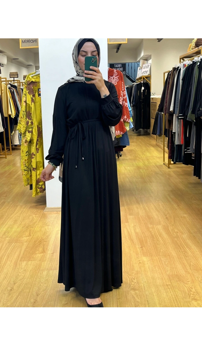 Almarwah Black Elbise T26Y-303870