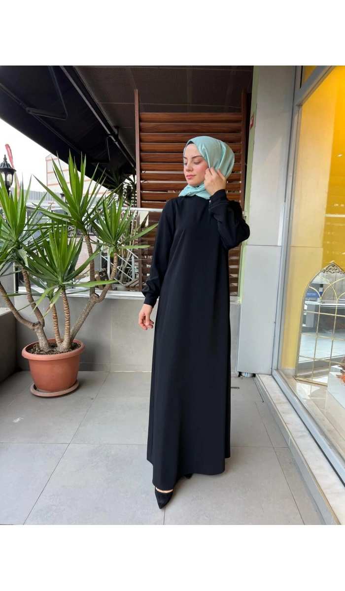 Almarwah Black Elbise T26K-90494
