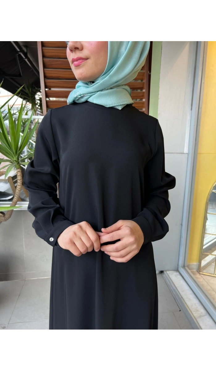 Almarwah Black Elbise T26K-90494