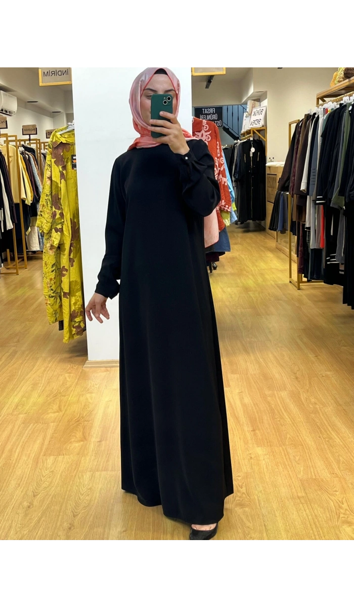 Almarwah Black Elbise T26K-90494