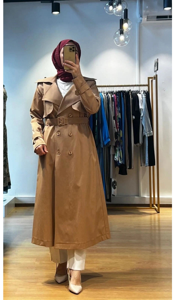 Almarwah Black Trençkot 404821