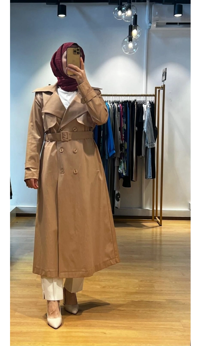 Almarwah Black Trençkot 404821