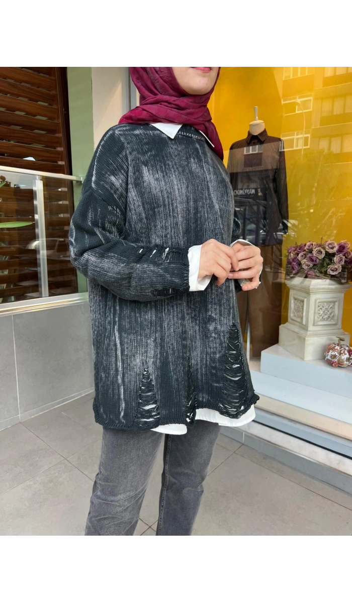 Almarwah Black Triko Kazak T26K-102241