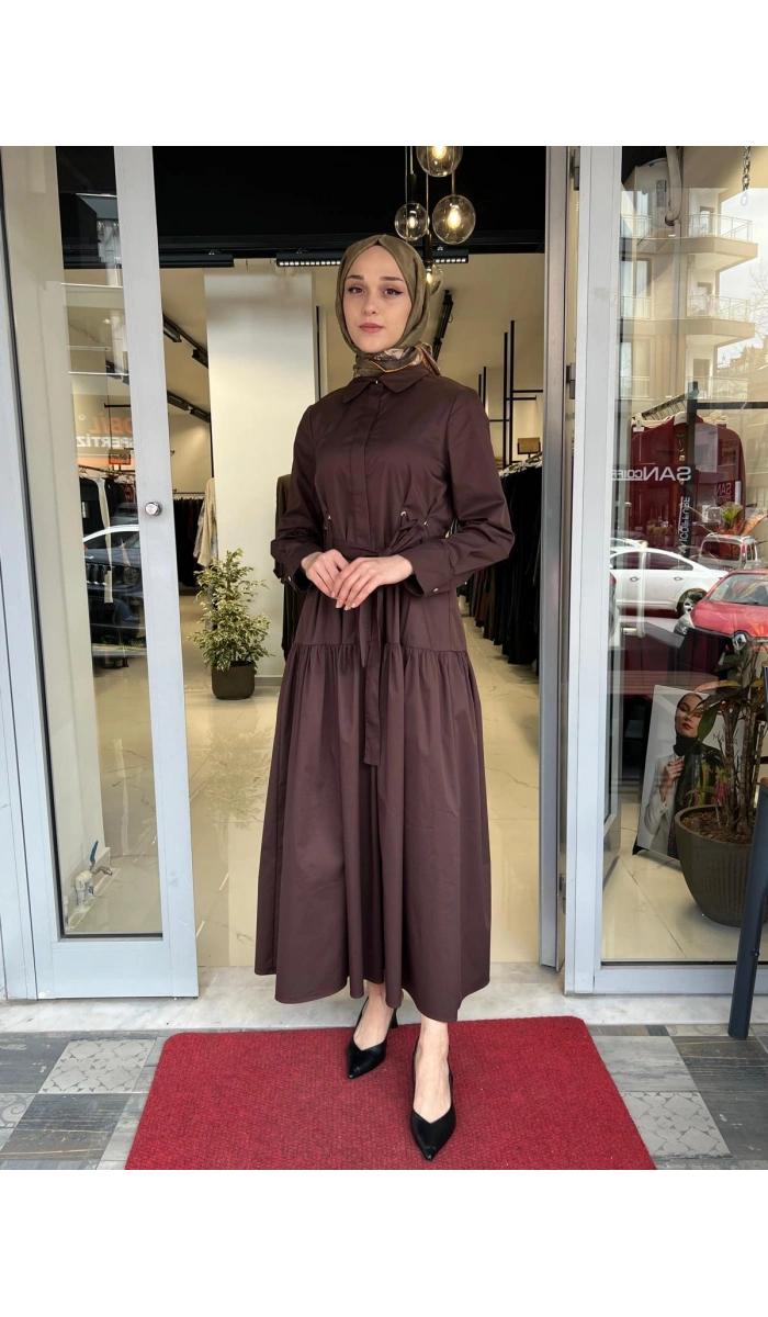Bluva Premium Poplin Elbise TD-2100