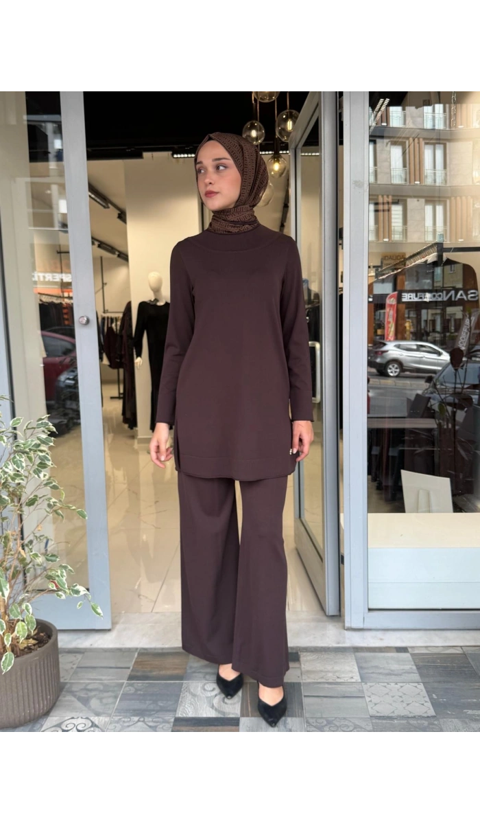 Bol Paça Basic Triko Pantolon Cacao 3267001
