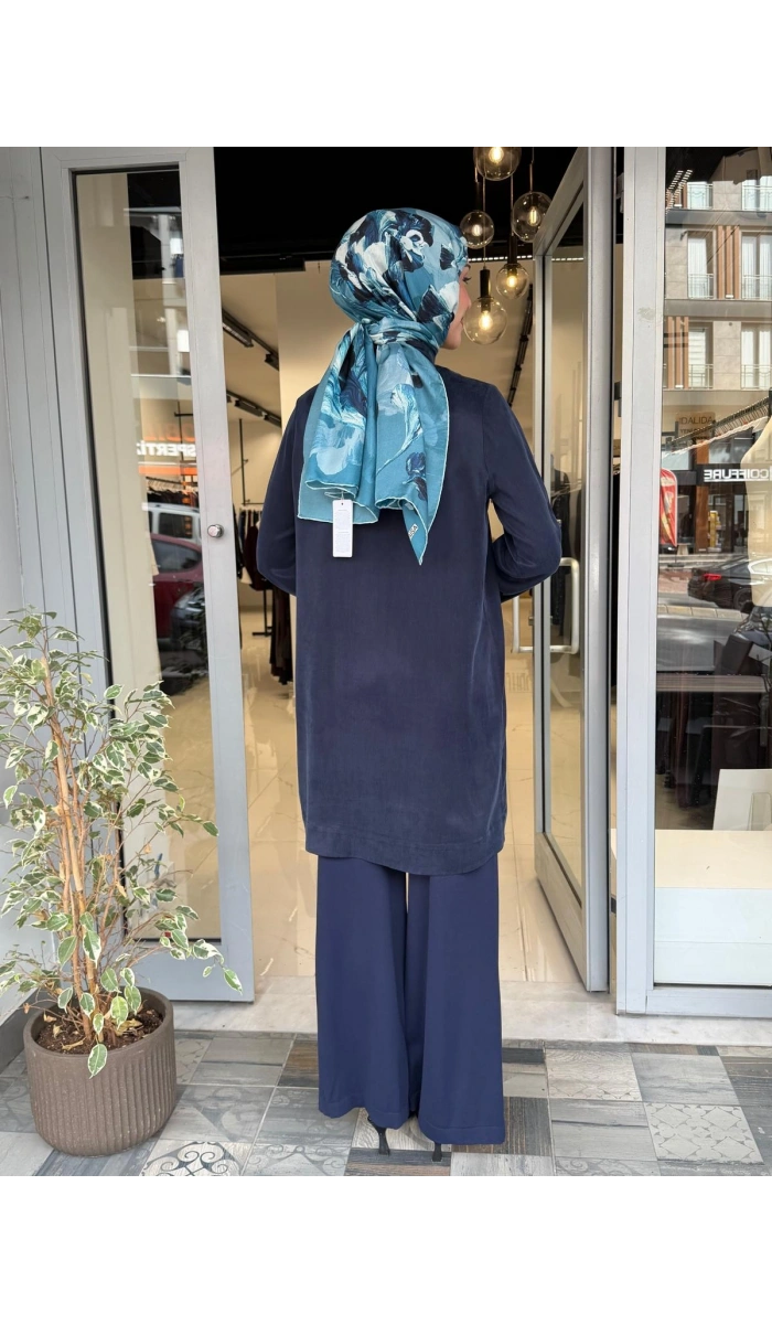 Bol Paça Basic Triko Pantolon Navy 3267001