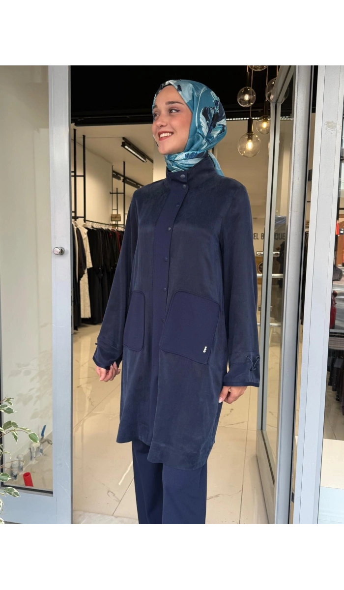Bol Paça Basic Triko Pantolon Navy 3267001