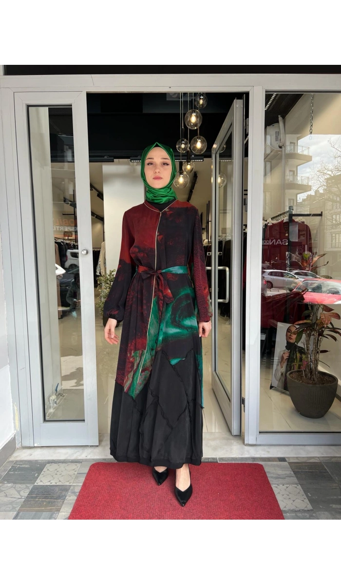 Çiçek Desenli Elbise 26Y39802