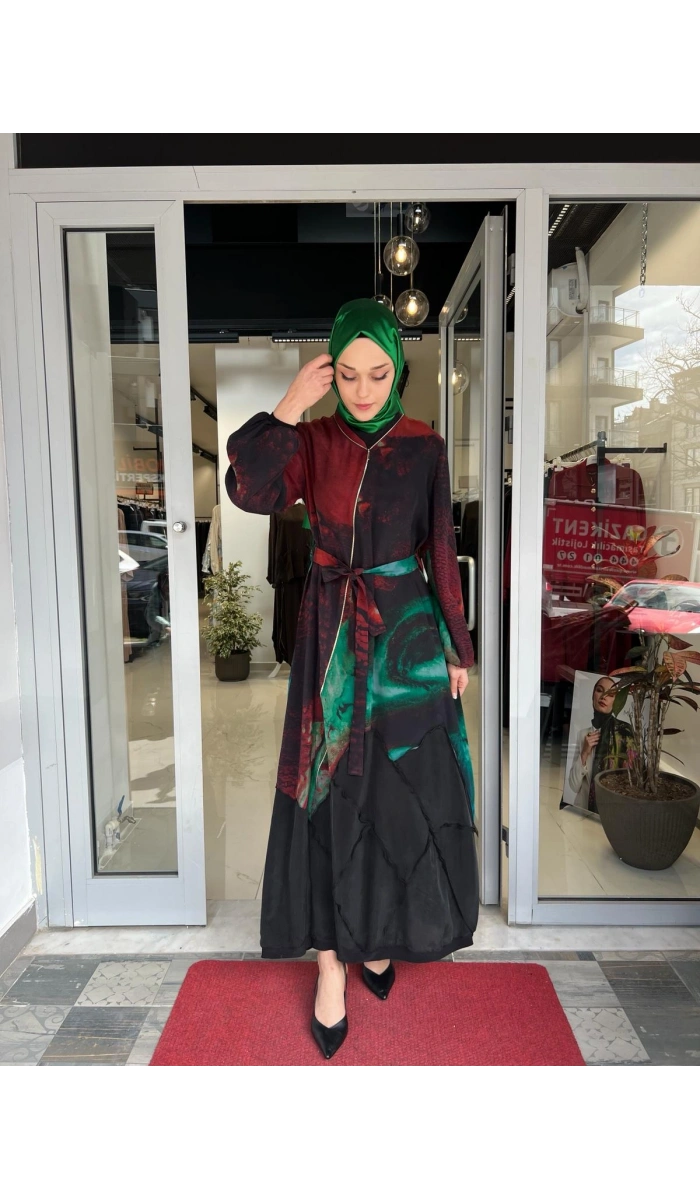 Çiçek Desenli Elbise 26Y39802