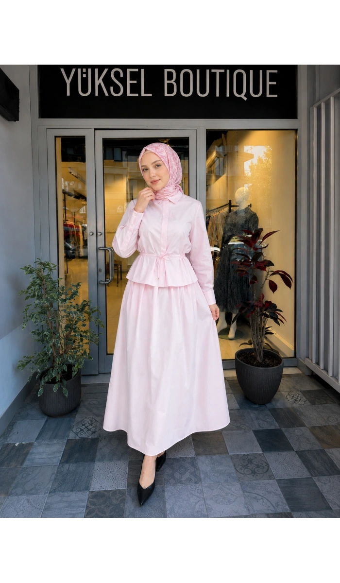 Dolce Koton Etek Gömlek Takım TD-4718