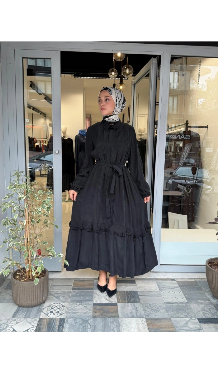Elbise Siyah 40818