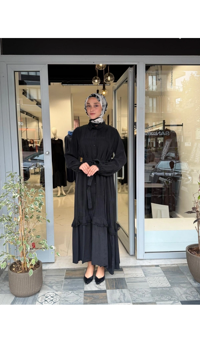 Elbise Siyah 40818
