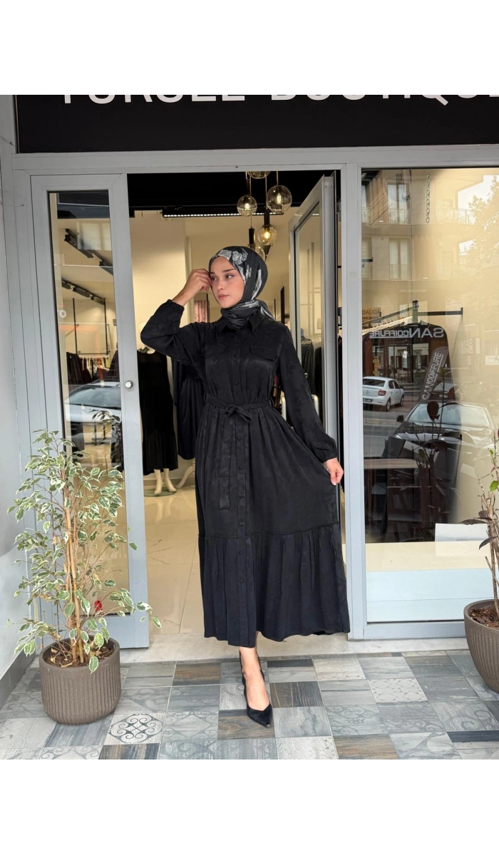 Elbise Siyah 40807