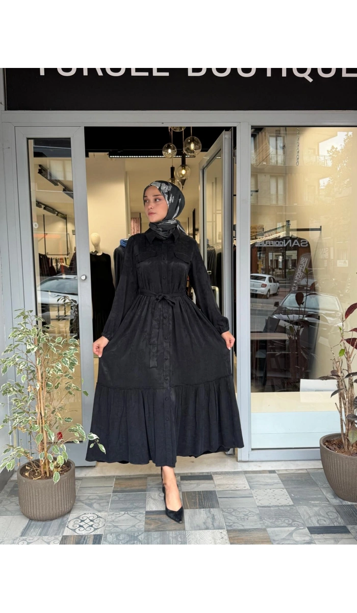 Elbise Siyah 40807