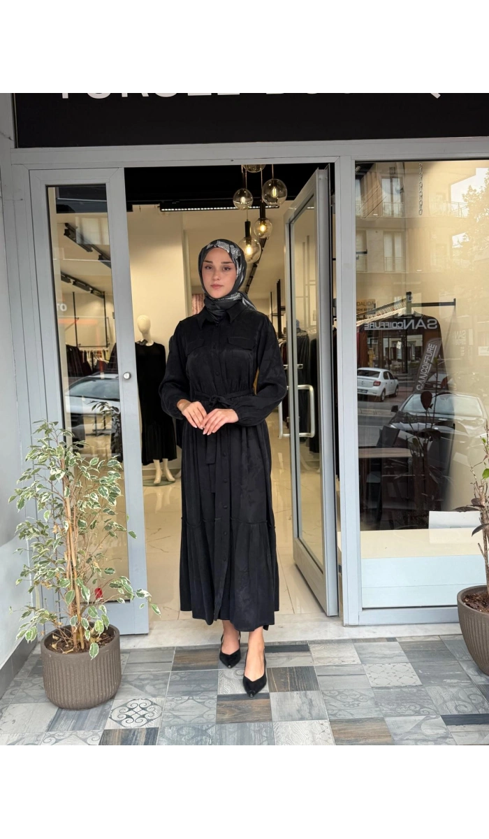 Elbise Siyah 40807