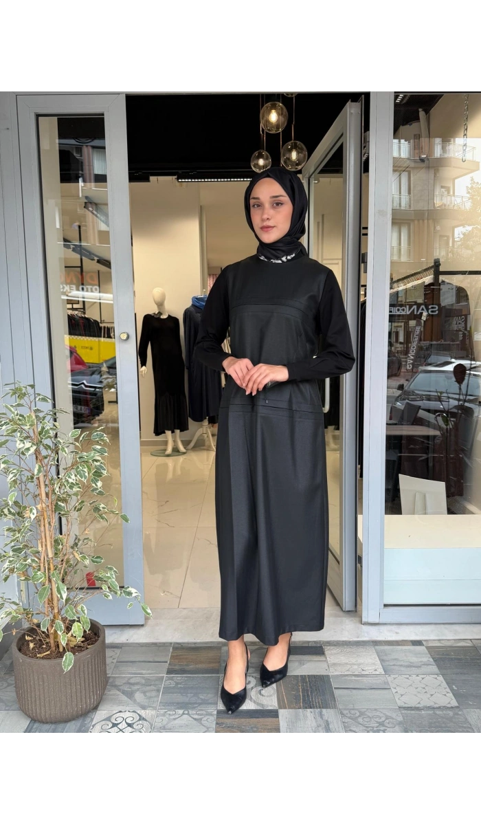 Elbise Siyah 40822