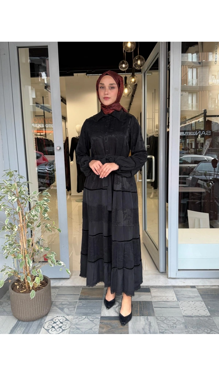 Elbise Siyah 40823