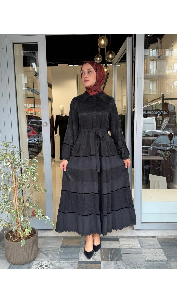 Elbise Siyah 40823