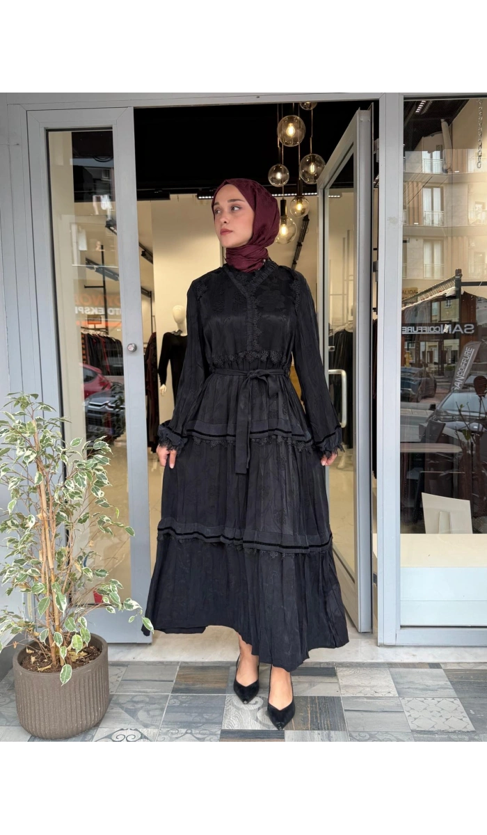Elbise Siyah 40830