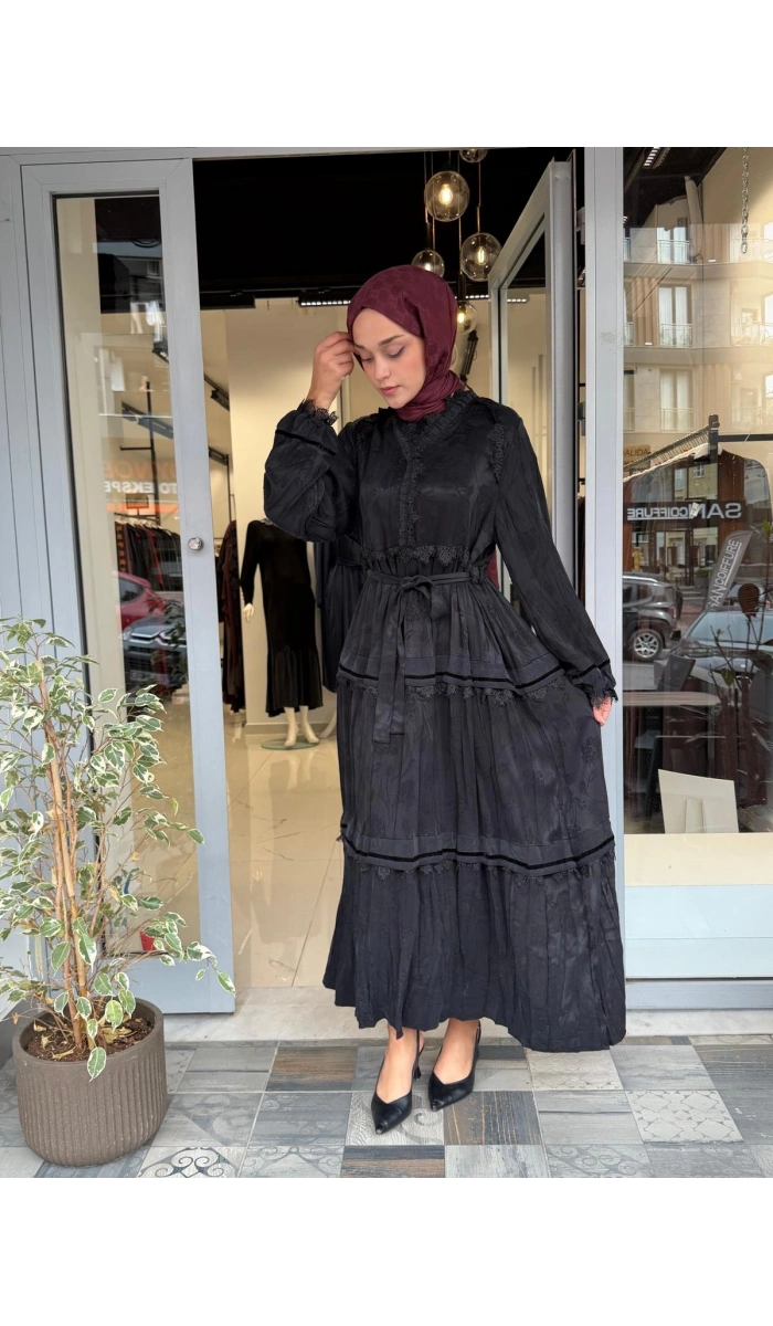 Elbise Siyah 40830