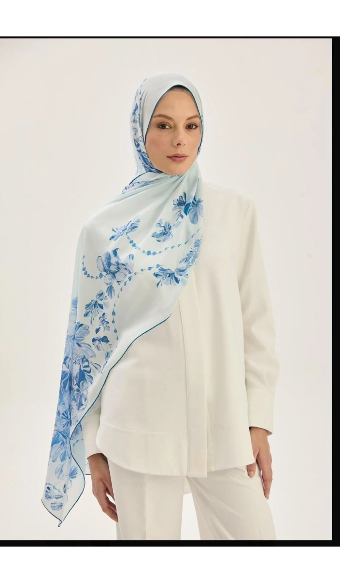 Helya Krep İpek Şal 70x190cm