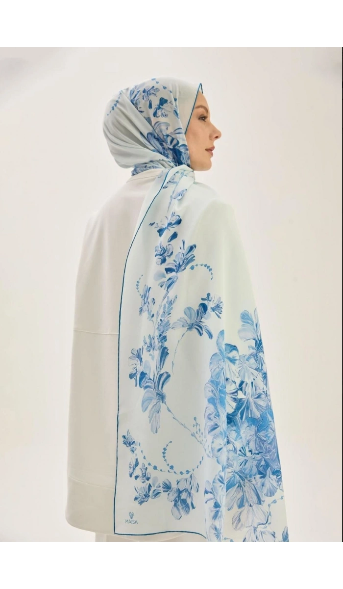 Helya Krep İpek Şal 70x190cm