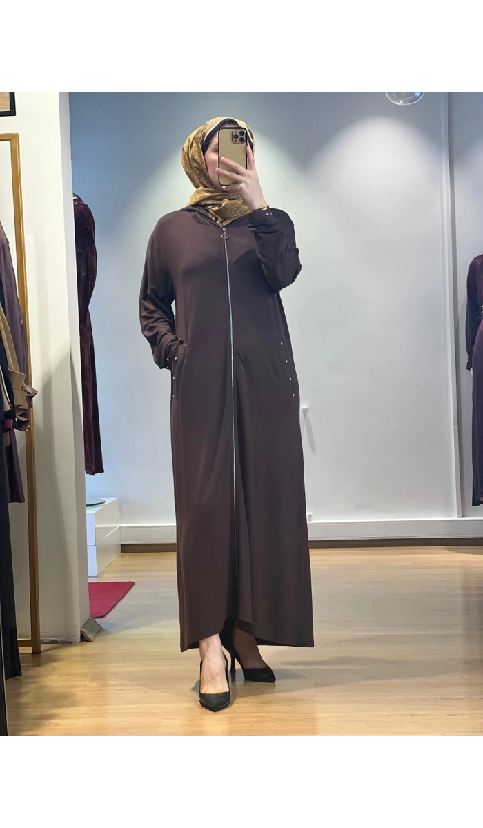 İnvee Taş Detaylı Penye Kap 6953
