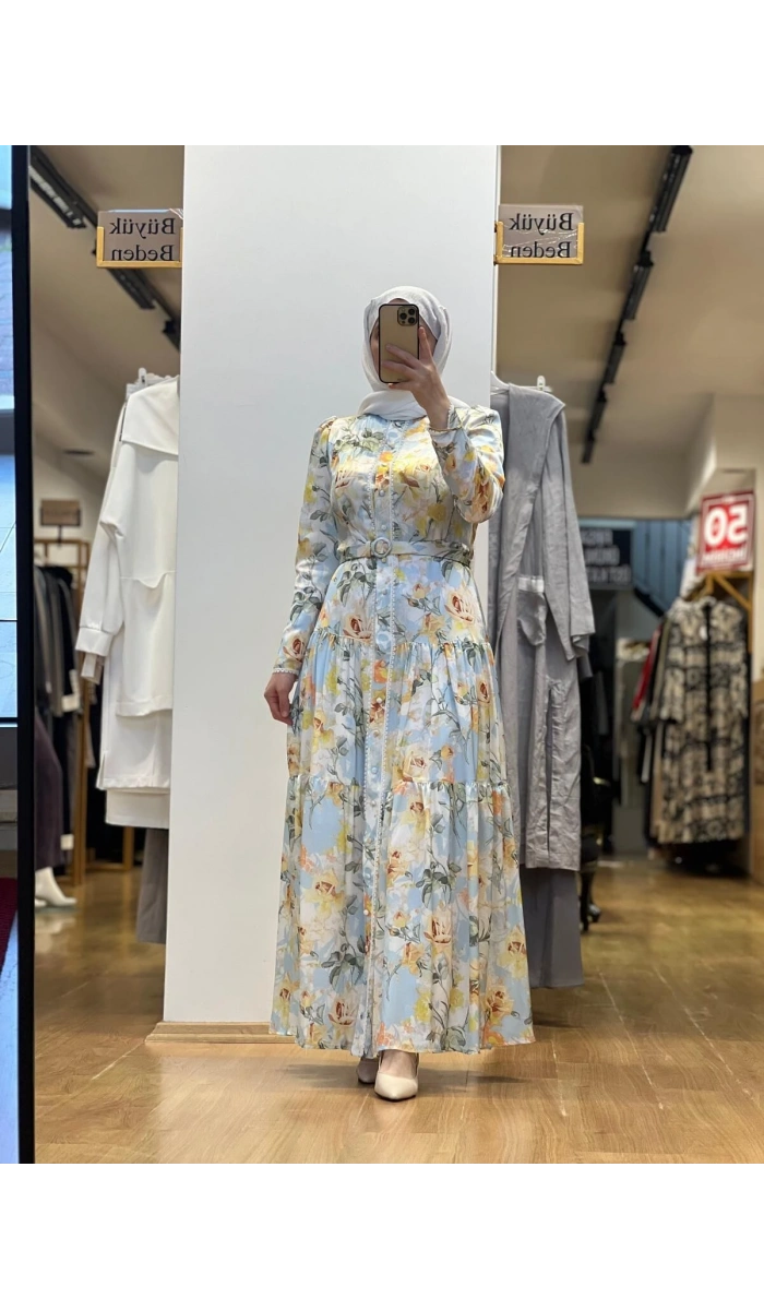 Jamıla Sarah Gülnaz Elbise SS25-3073