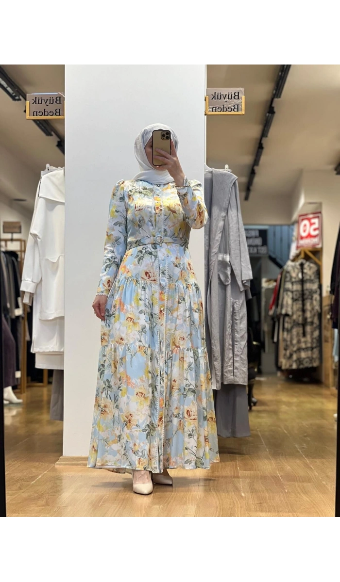 Jamıla Sarah Gülnaz Elbise SS25-3073