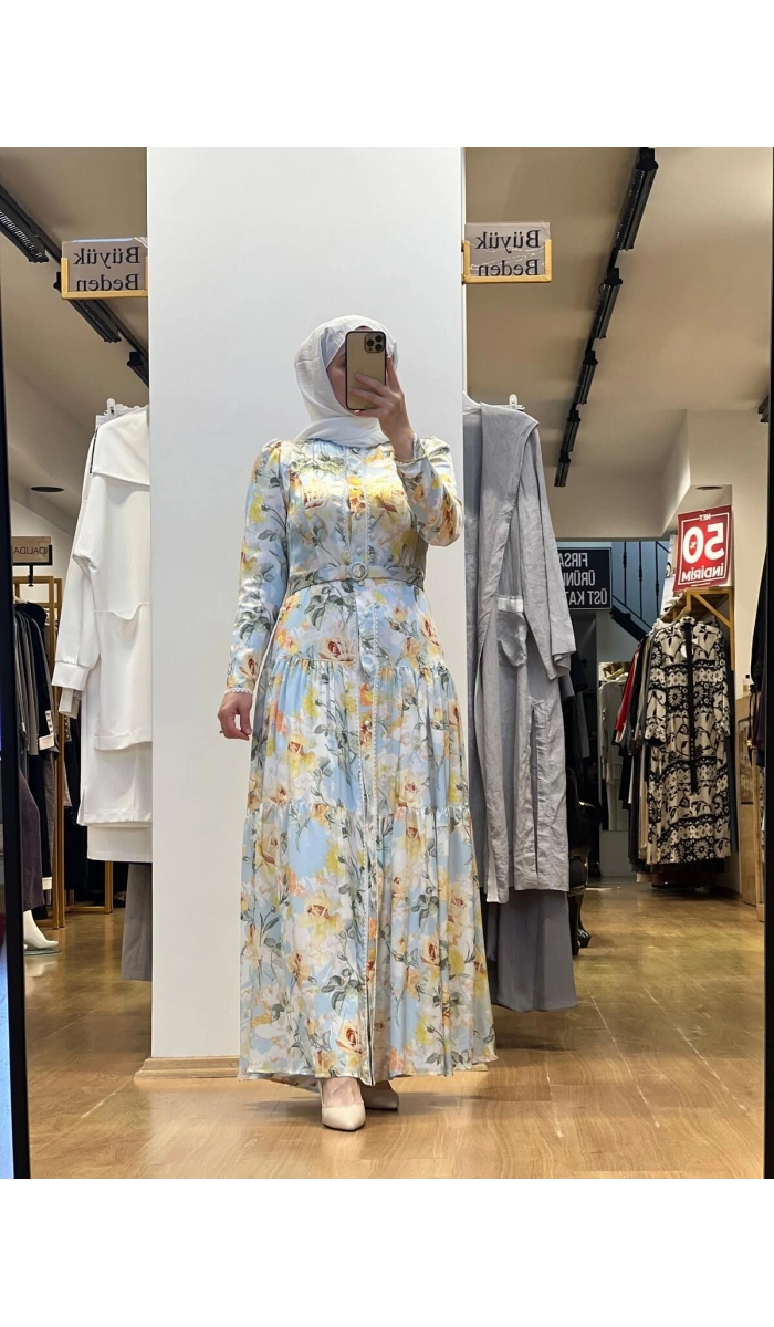 Jamıla Sarah Gülnaz Elbise SS25-3073