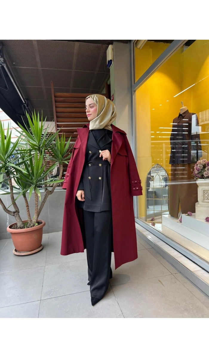 Jamıla Sarah Karmen Trenç FW26-4203