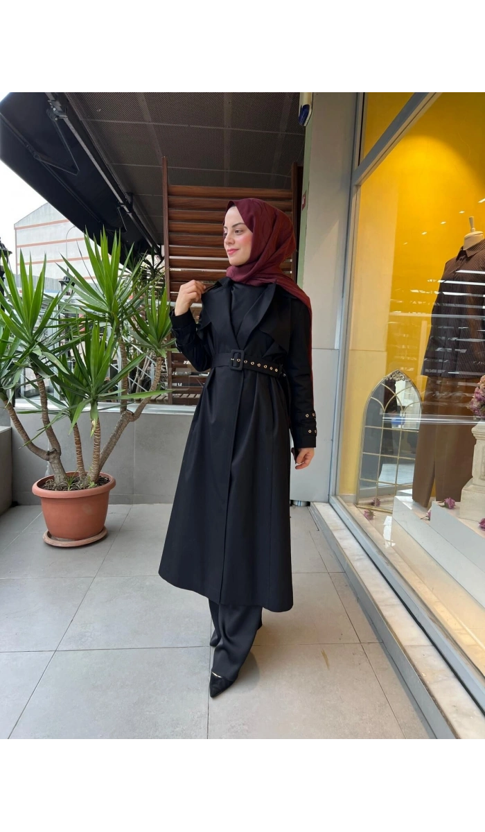 Jamıla Sarah Karmen Trenç FW26-4203