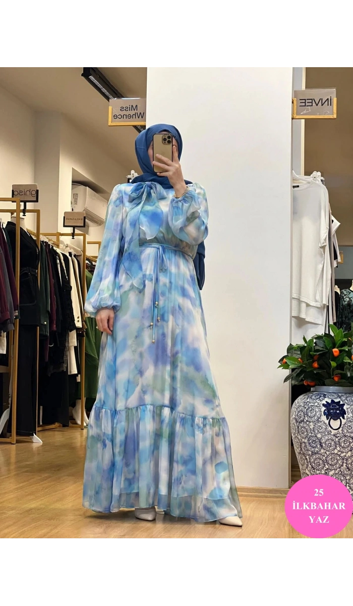 Jamıla Sarah Lale Elbise SS25-3076