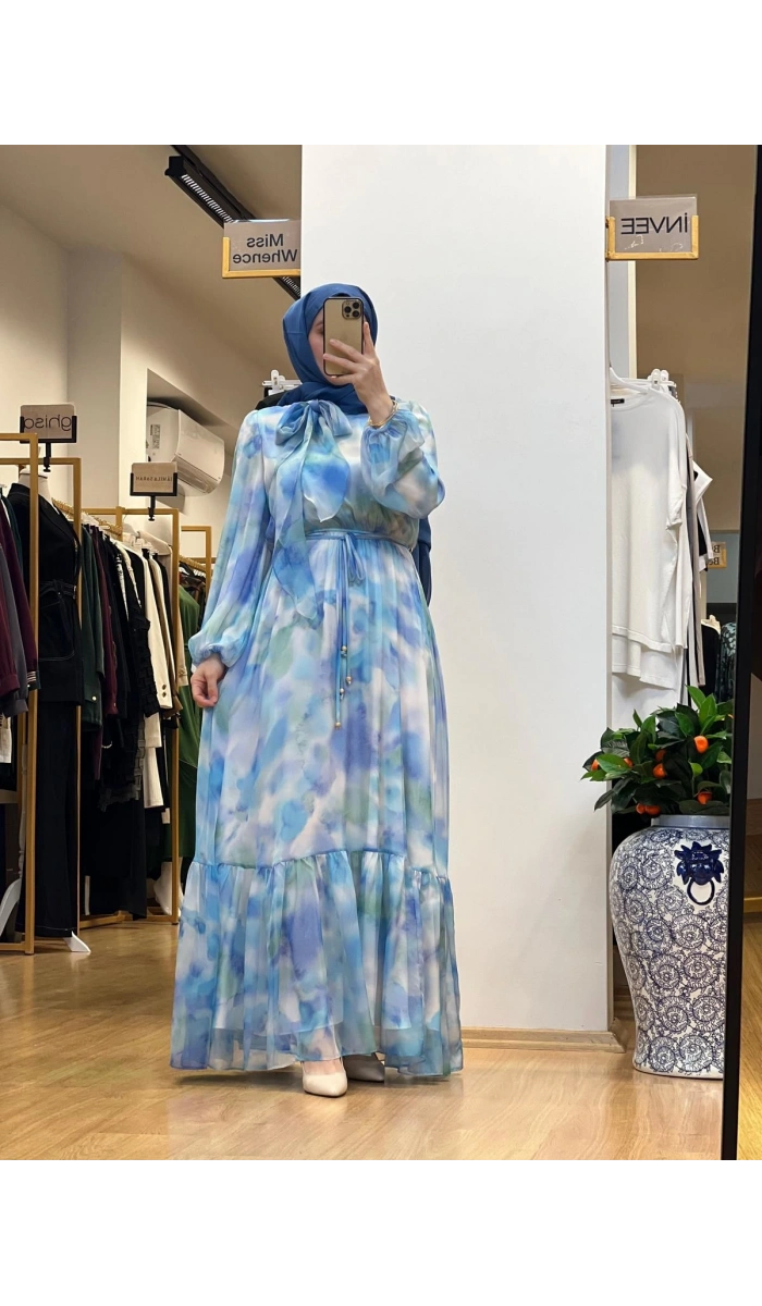 Jamıla Sarah Lale Elbise SS25-3076