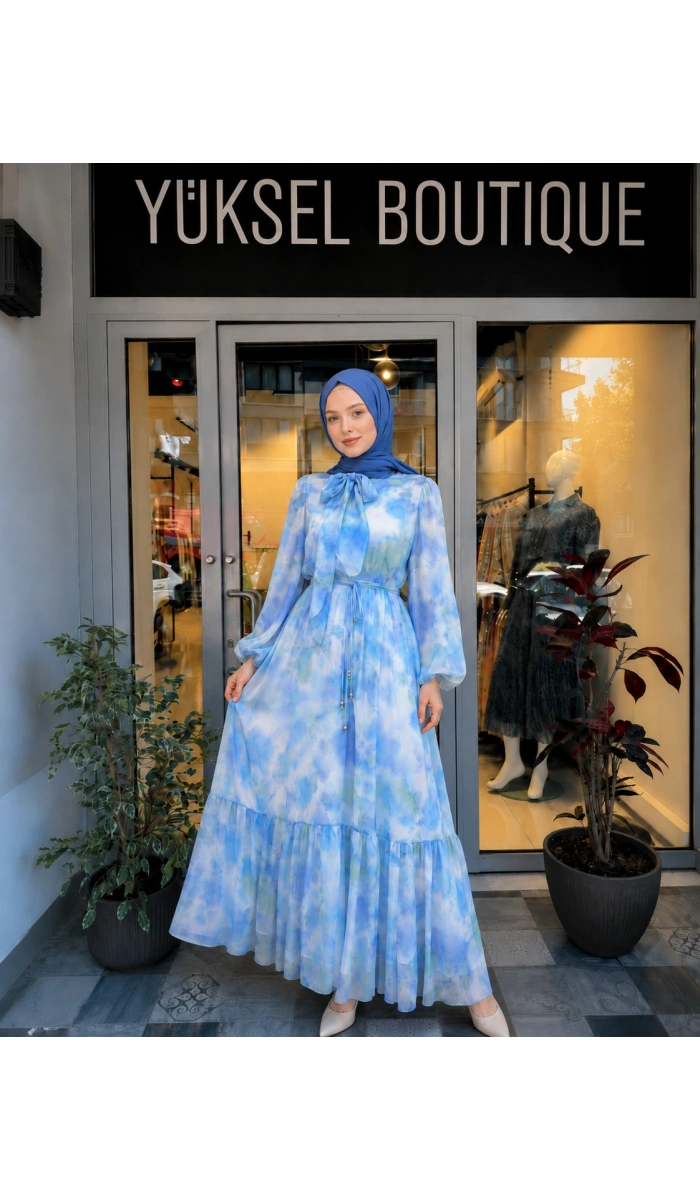 Jamıla Sarah Lale Elbise SS25-3076