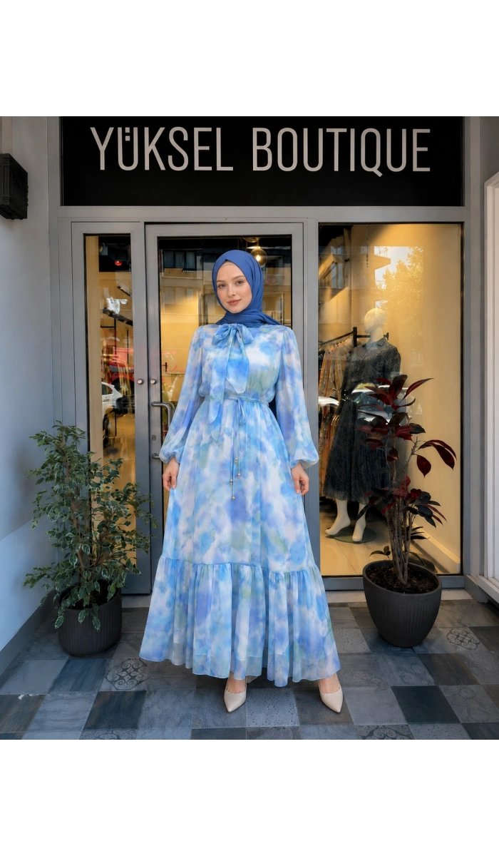 Jamıla Sarah Lale Elbise SS25-3076