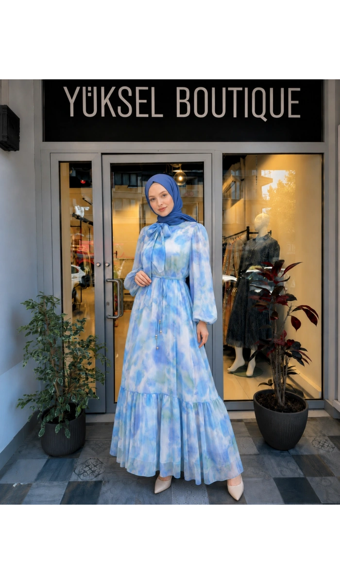 Jamıla Sarah Lale Elbise SS25-3076