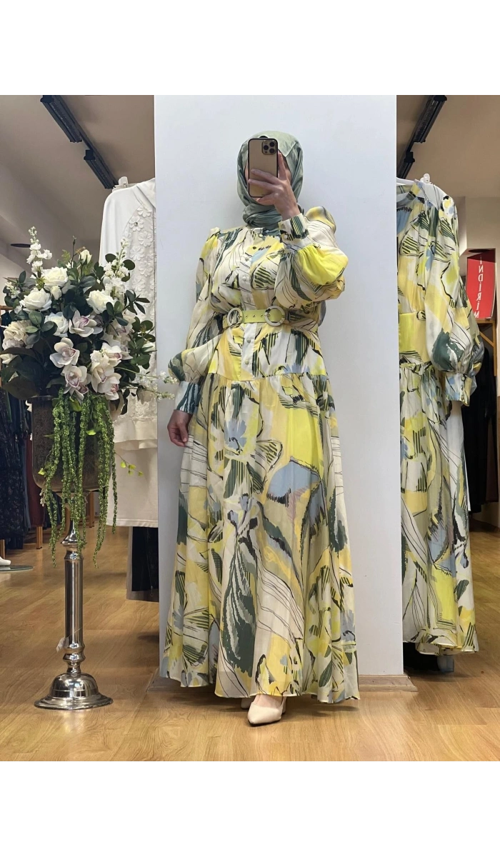 Jamıla Sarah Mehtap Elbise SS25-3089