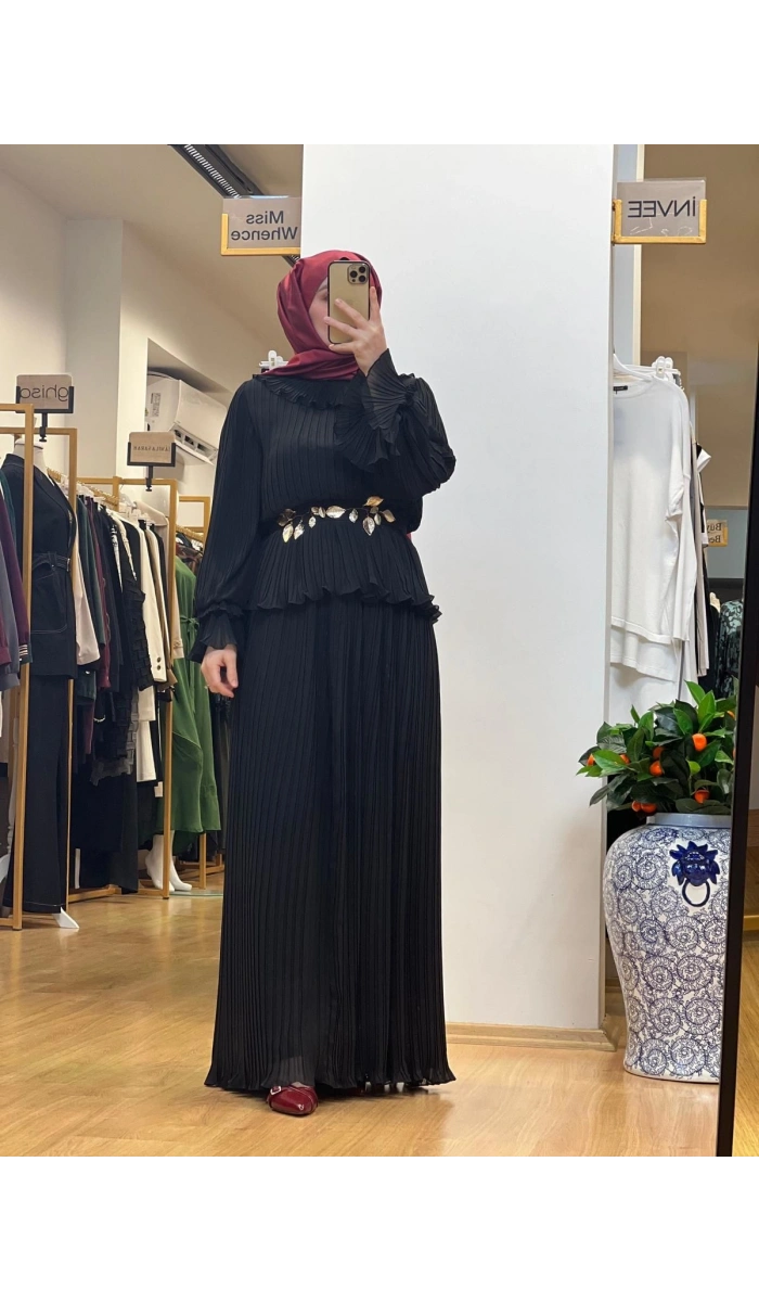 Jamıla Sarah Nefise Elbise SS25-3101