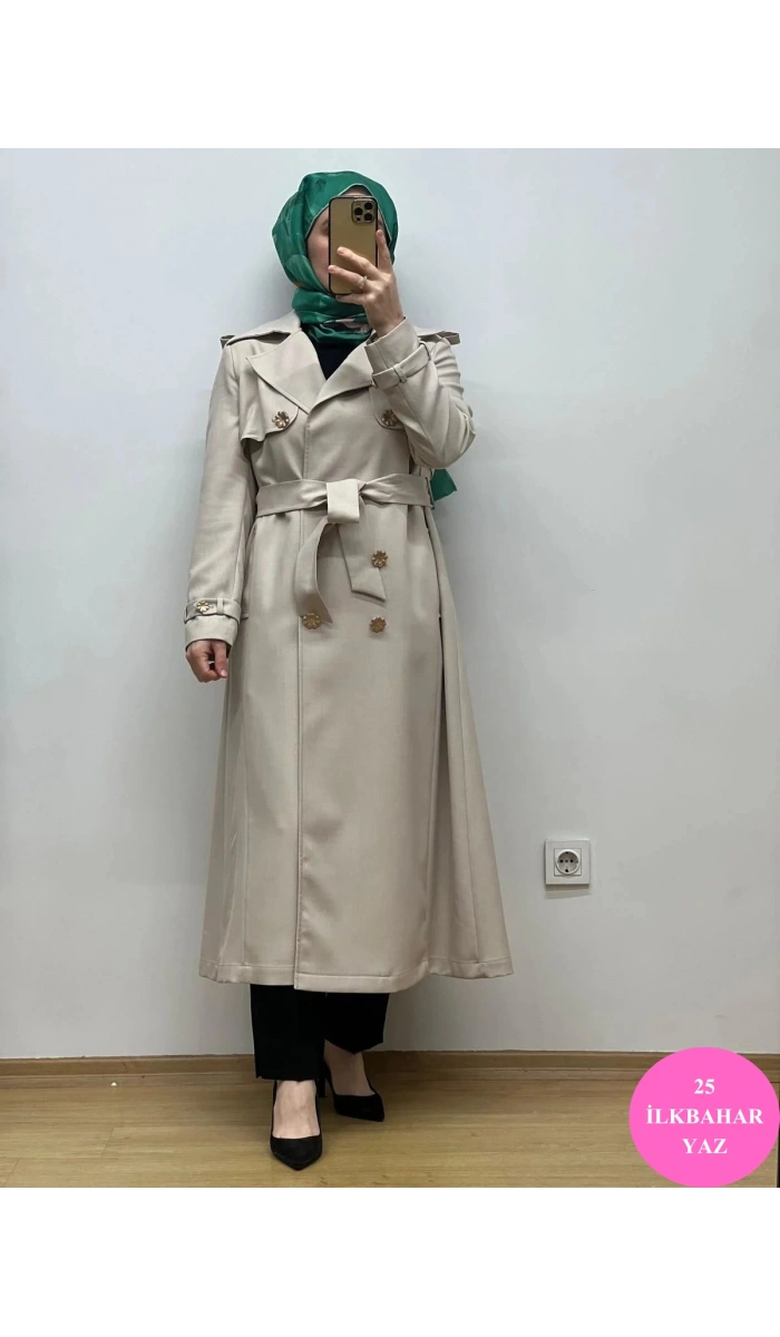 Jamıla Sarah New Diva Trenç SS25-4026