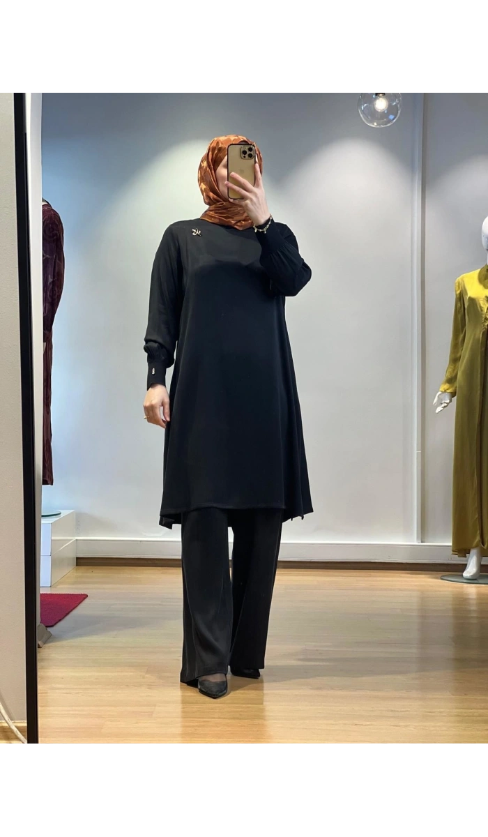 MissDalida A Kesim Cupro Tunik T25K-6004