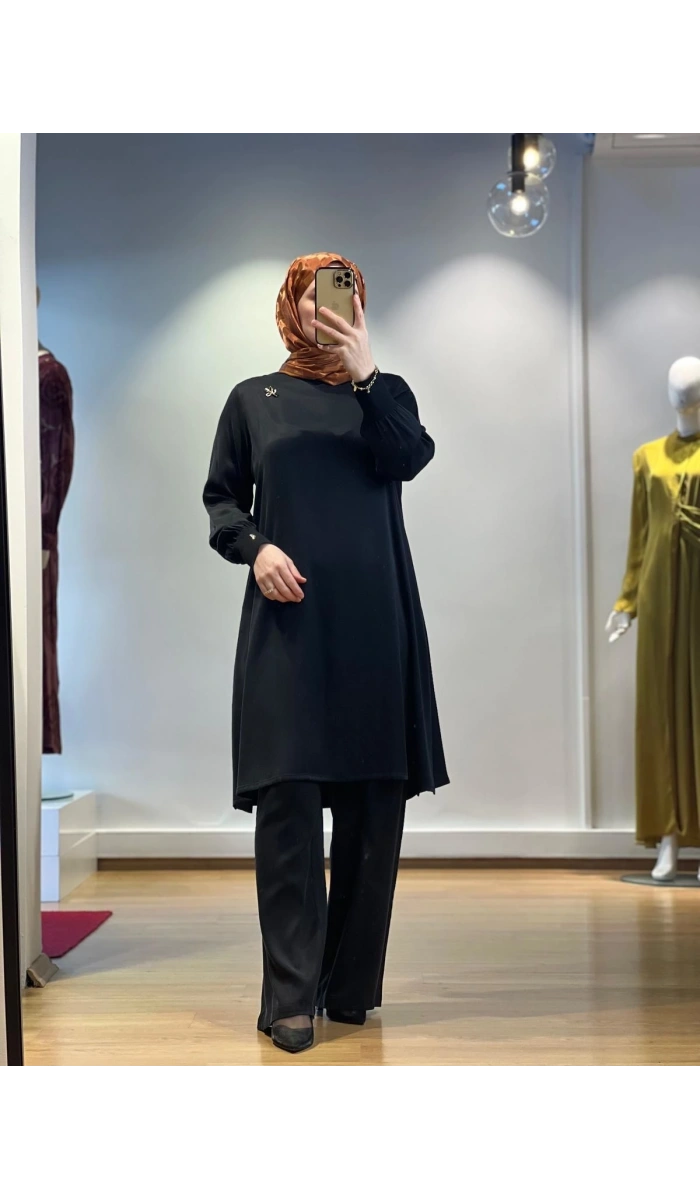 MissDalida A Kesim Cupro Tunik T25K-6004