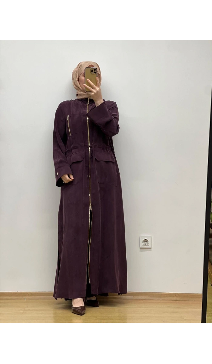 MissDalida Beli Büzgülü Cupro Ferace T25Y-8013