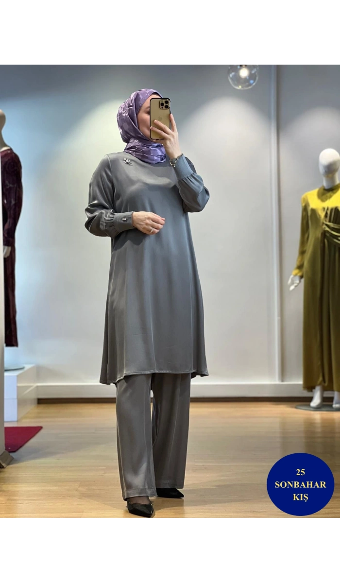 MissDalida Bol Paça Cupro Pantolon T25K-7015