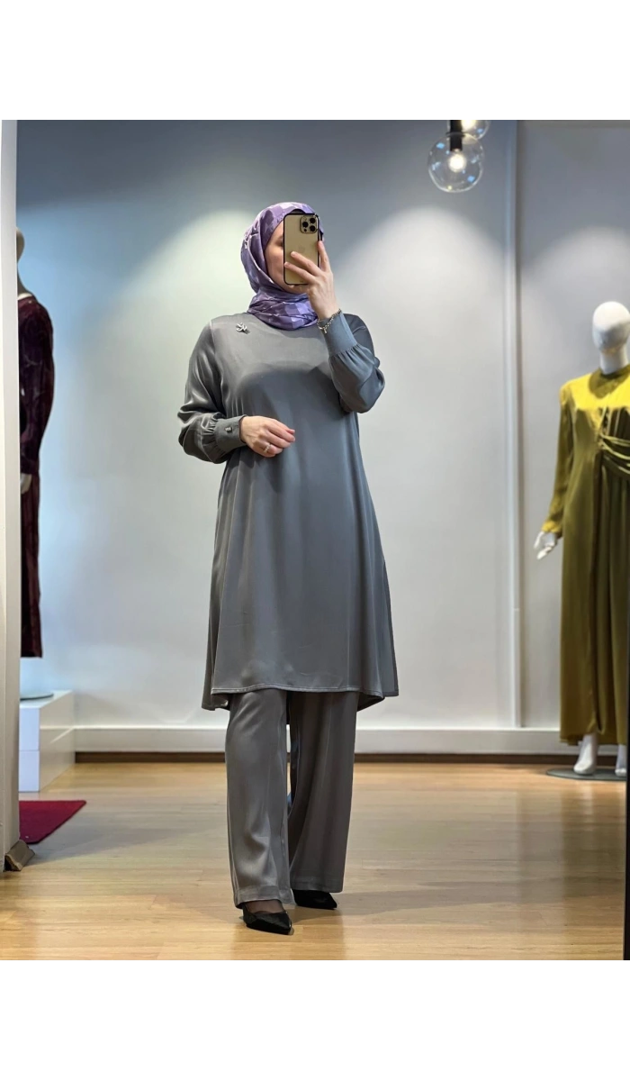 MissDalida Bol Paça Cupro Pantolon T25K-7015